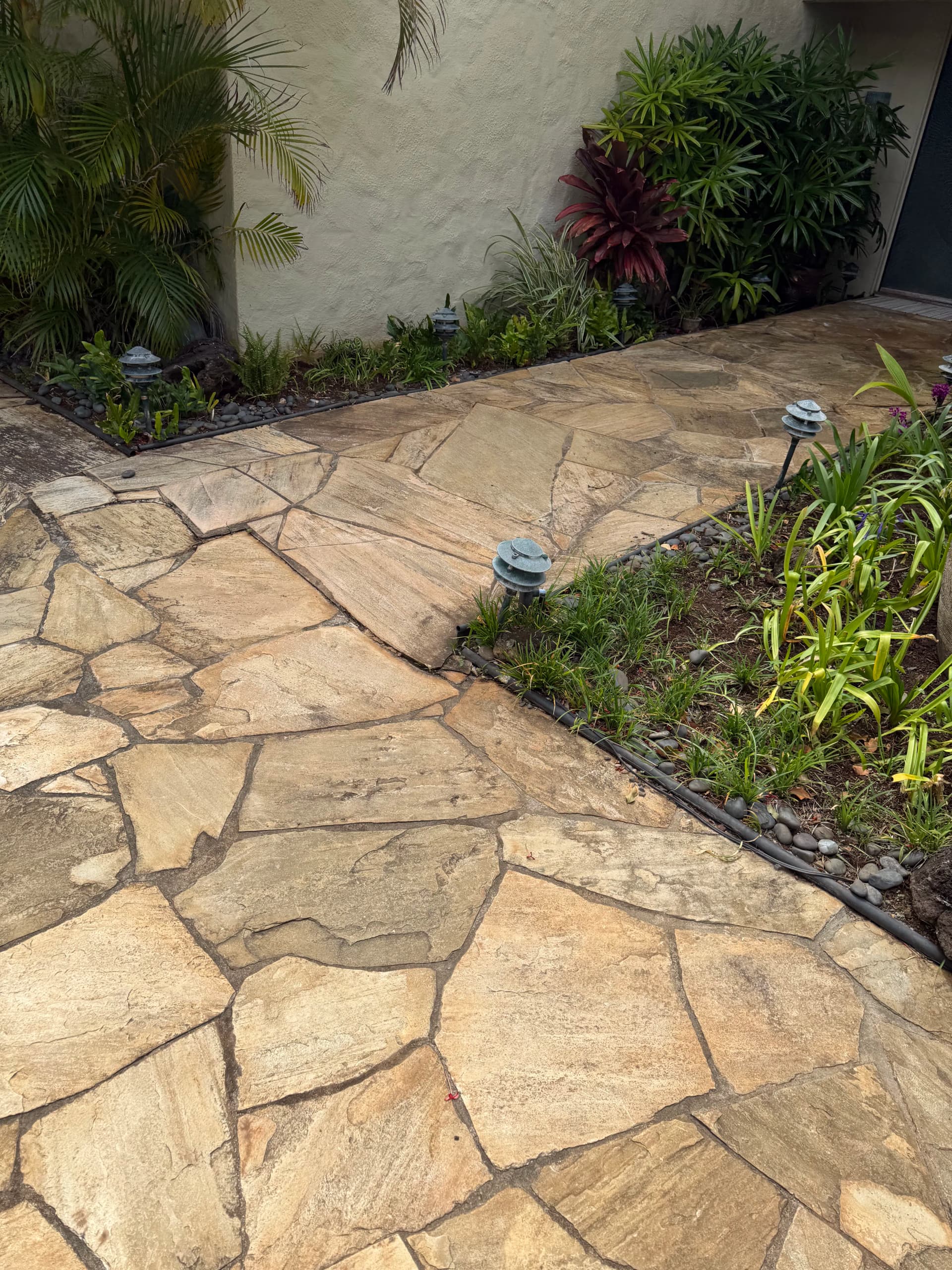 Soft Washing Flagstone the Right Way