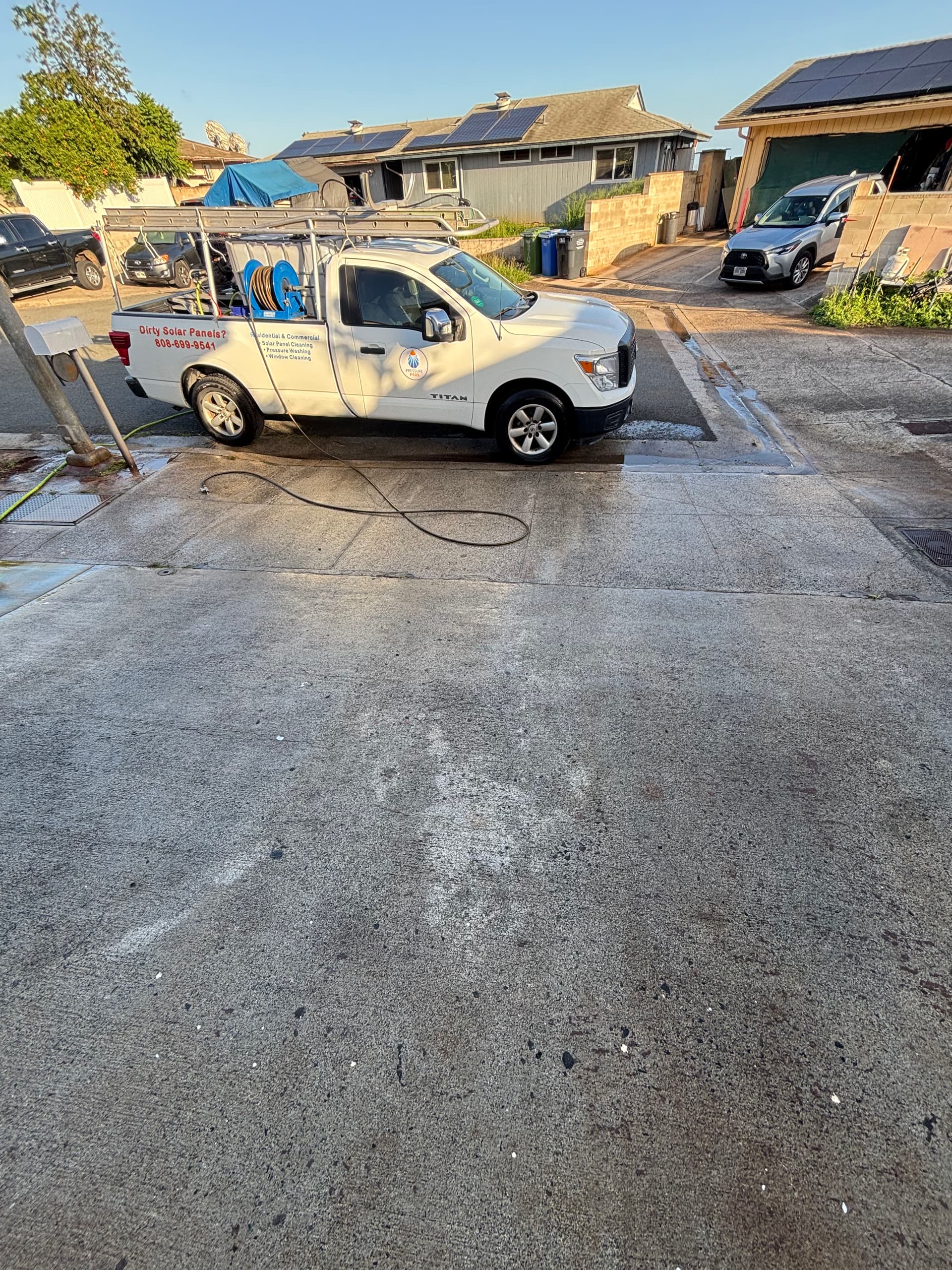 Driveway Transformation with Pressure Pros LLC