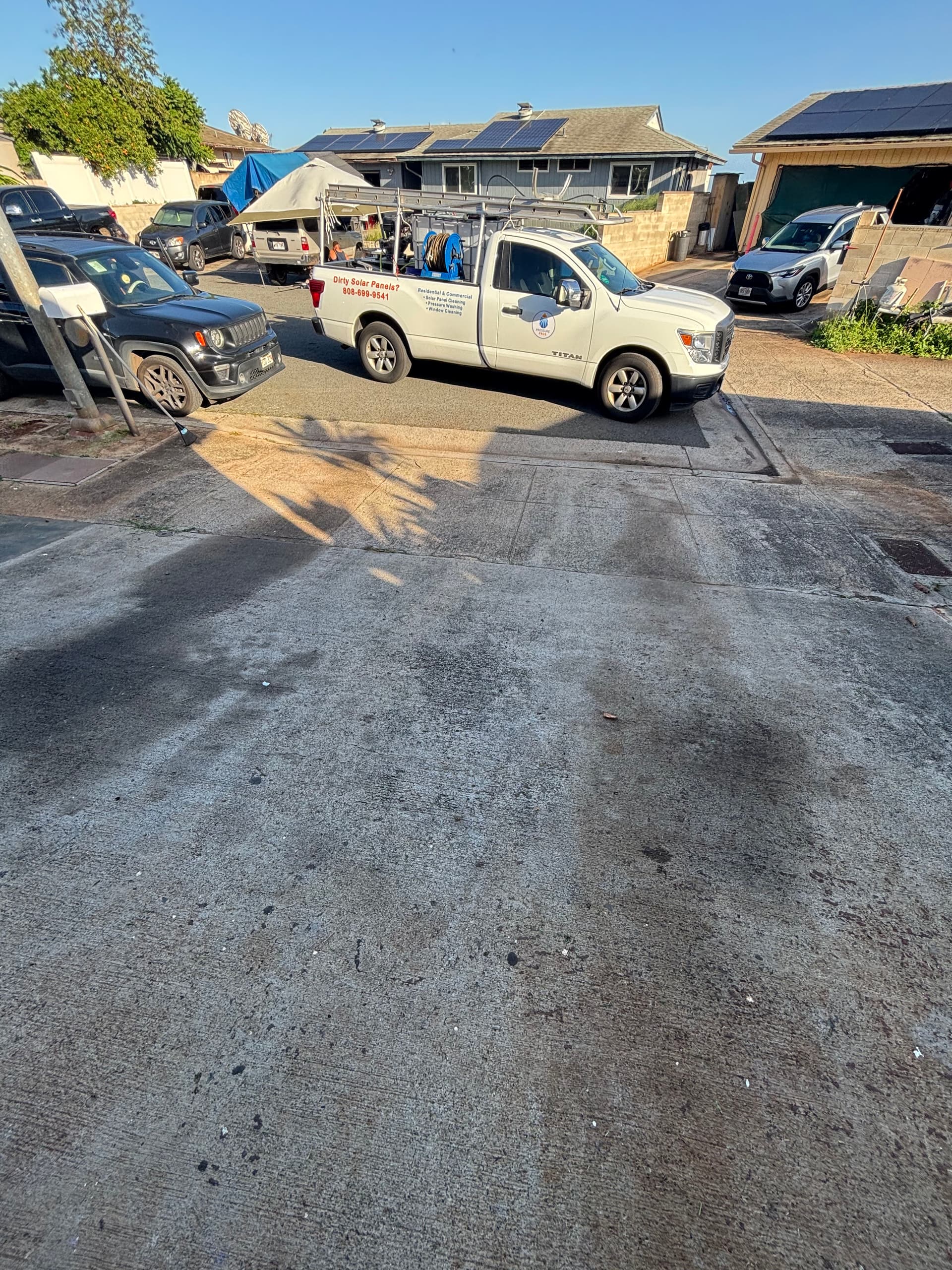 Driveway Transformation with Pressure Pros LLC