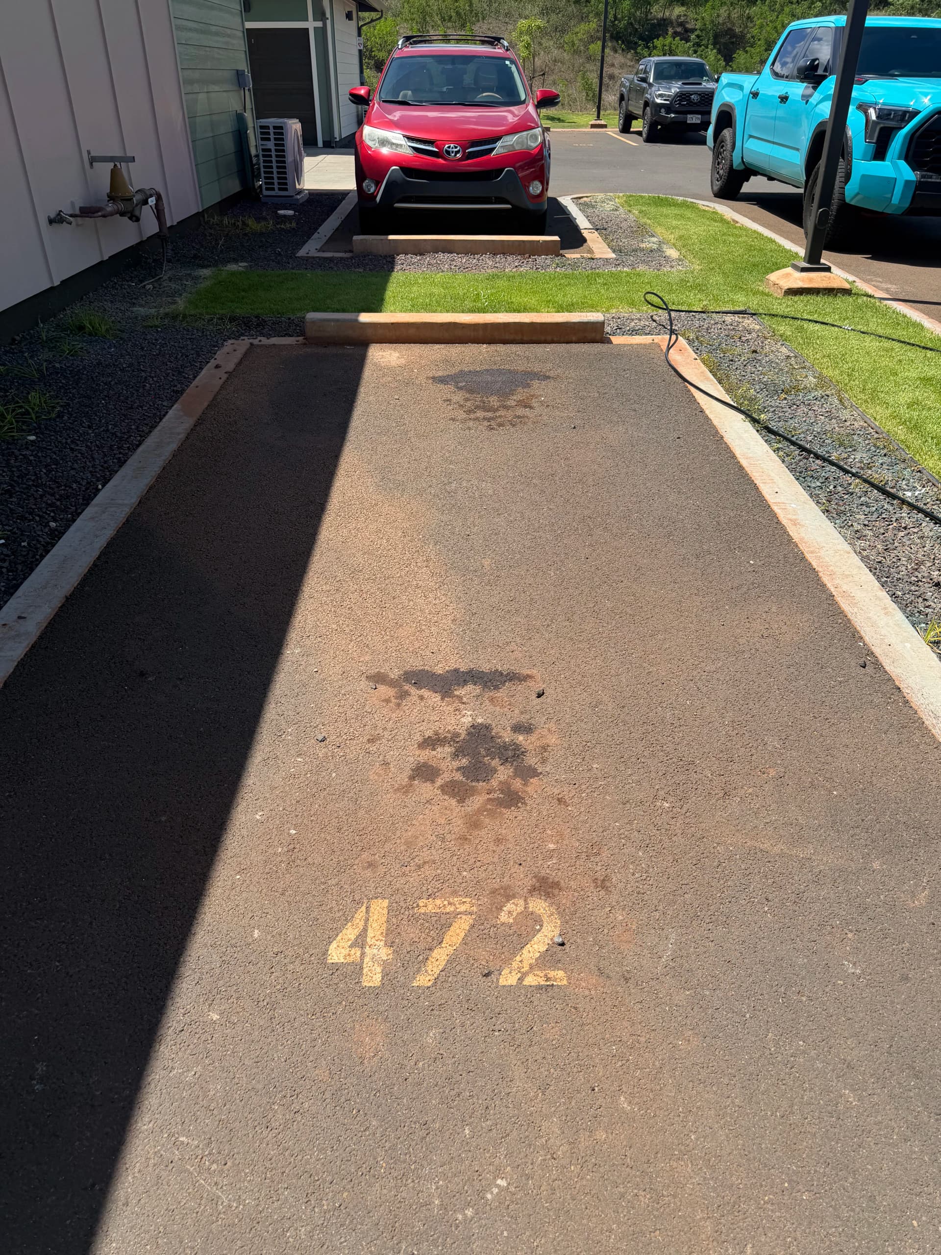 HOA Oil Stain on a Parking Stall? We Can Fix That Fast